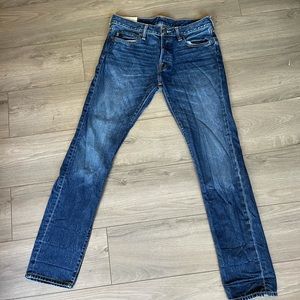 abercrombie & fitch blue jeans